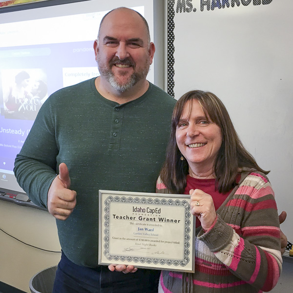 Jan Ward - Idaho CapEd Foundation Teacher Grant Winner