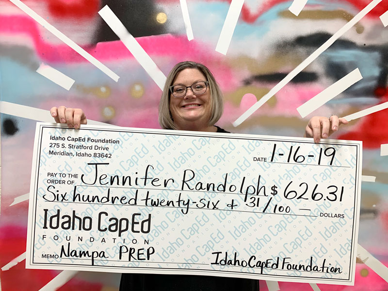 Jennifer Randolph - Idaho CapEd Foundation Teacher Grant Winner