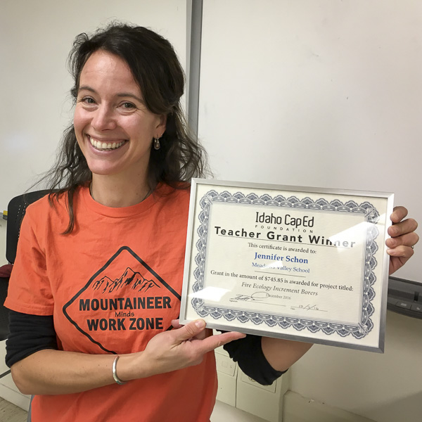 Jennifer Schon - Idaho CapEd Foundation Teacher Grant Winner
