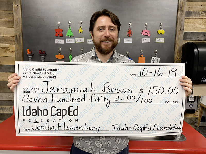 Jeramiah Brown - Idaho CapEd Foundation Teacher Grant Winner