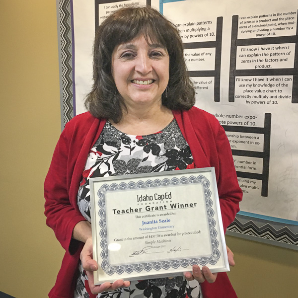 Juanita Seale - Idaho CapEd Foundation Teacher Grant Winner