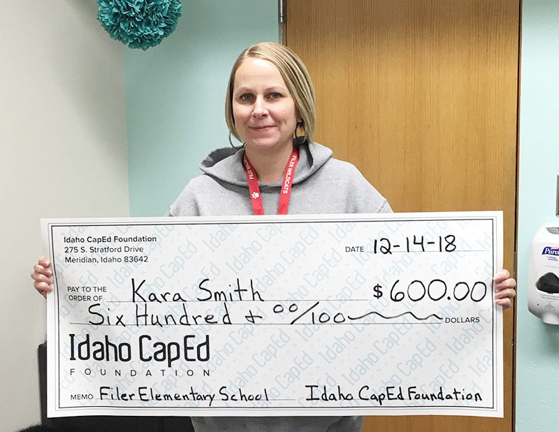 Kara Smith - Idaho CapEd Foundation Teacher Grant Winner