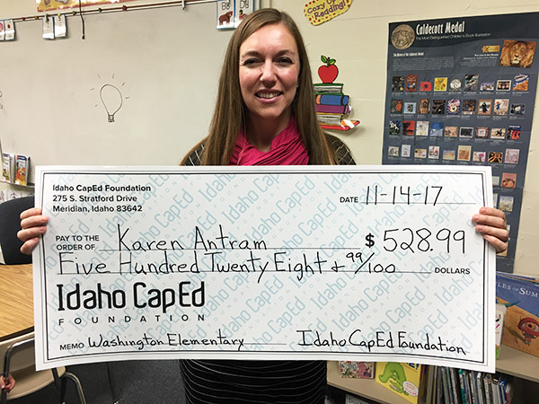 Karen Antram - Idaho CapEd Foundation Teacher Grant Winner