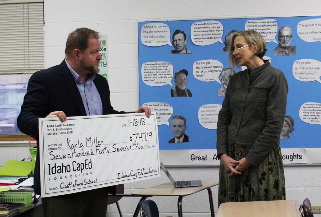 Karla Miller - Idaho CapEd Foundation Teacher Grant Winner