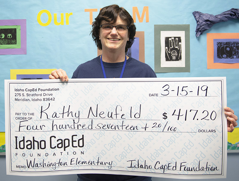 Kathy Neufeld - Idaho CapEd Foundation Teacher Grant Winner