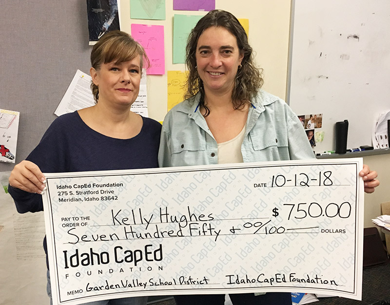 Kelly Hughes - Idaho CapEd Foundation Teacher Grant Winner