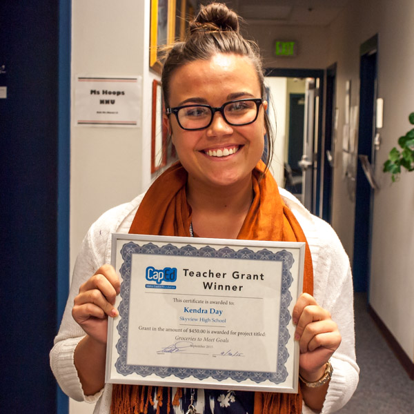 Kendra Day - Idaho CapEd Foundation Teacher Grant Winner