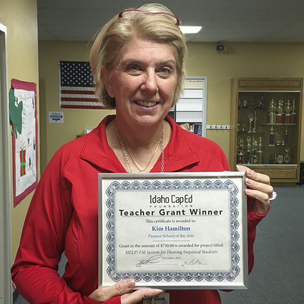 Kim Hamilton - Idaho CapEd Foundation Teacher Grant Winner