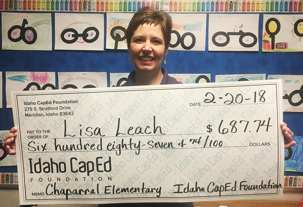 Lisa Leach - Idaho CapEd Foundation Teacher Grant Winner