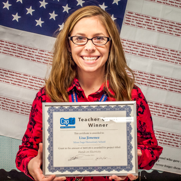Lisa Jimenez - Idaho CapEd Foundation Teacher Grant Winner