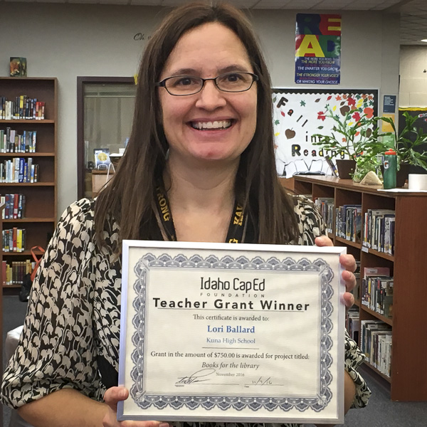 Lori Ballard - Idaho CapEd Foundation Teacher Grant Winner