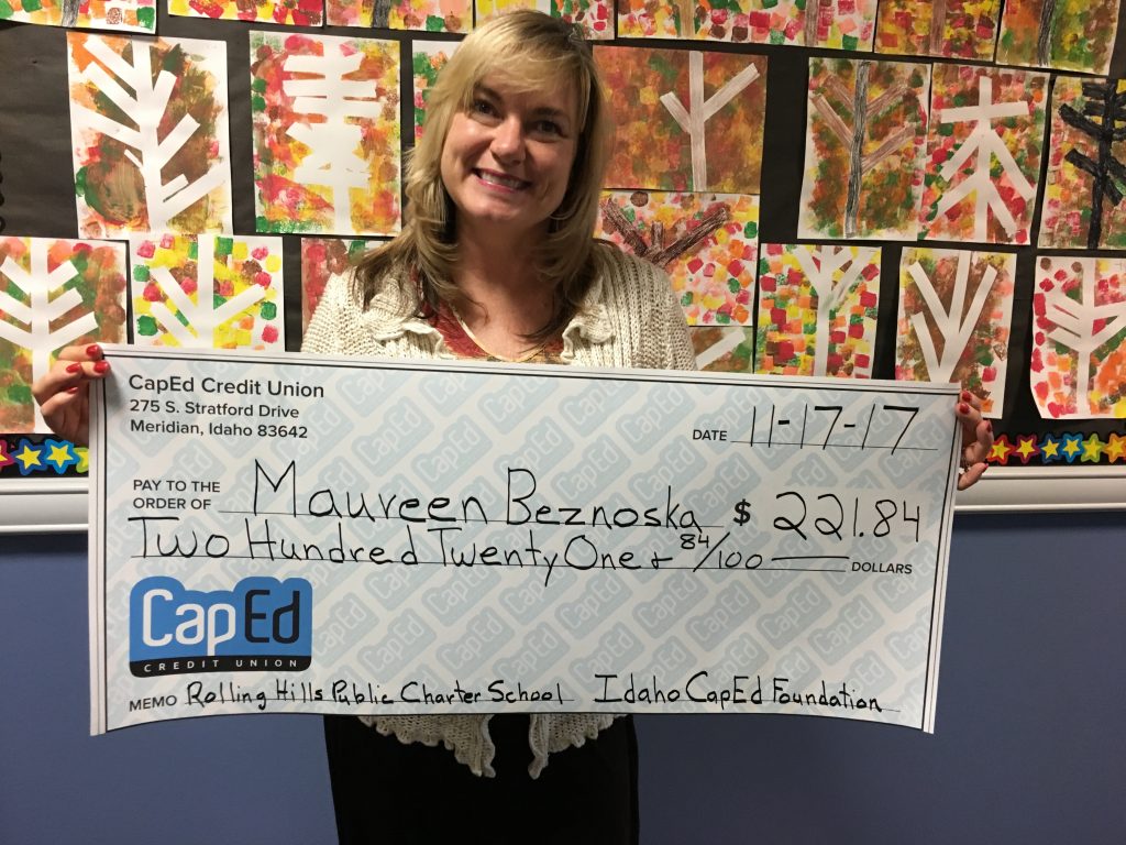 Maureen Beznoska - Idaho CapEd Foundation Teacher Grant Winner