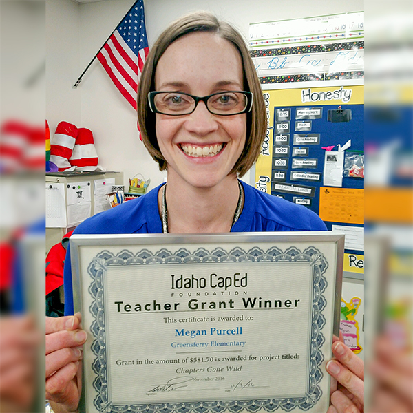 Megan Purcell - Idaho CapEd Foundation Teacher Grant Winner