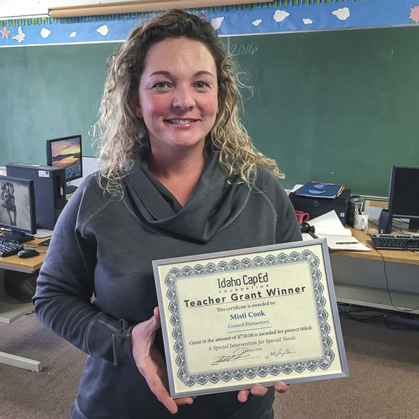 Misti Cook - Idaho CapEd Foundation Teacher Grant Winner