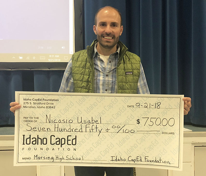 Nicasio Usabel - Idaho CapEd Foundation Teacher Grant Winner