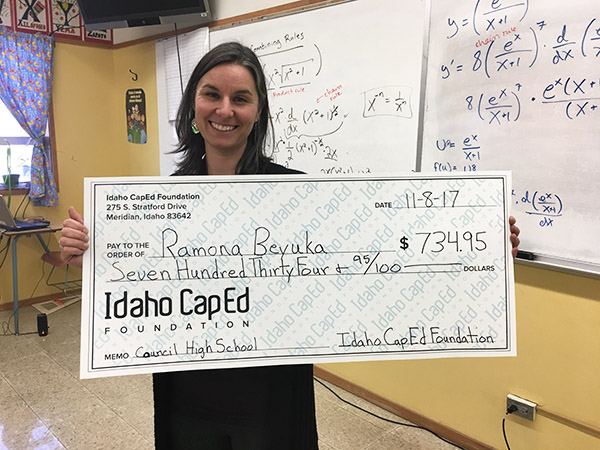 Ramona Beyuka - Idaho CapEd Foundation Teacher Grant Winner