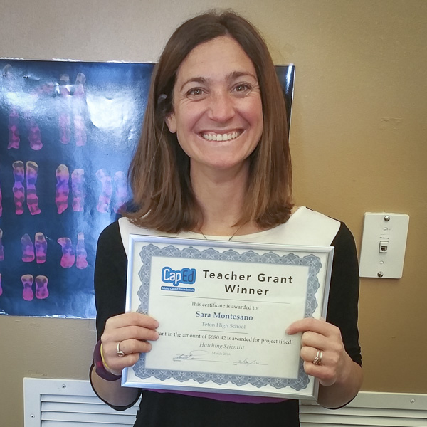Sara Montesano - Idaho CapEd Foundation Teacher Grant Winner