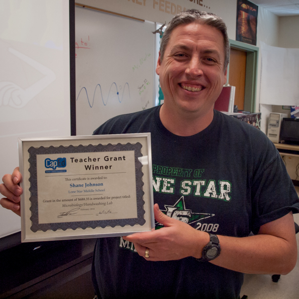 Shane Johnson - Idaho CapEd Foundation Teacher Grant Winner